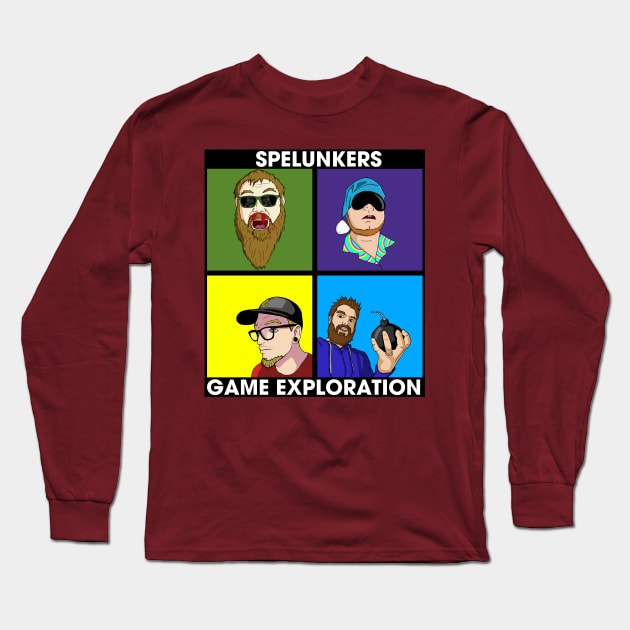 Spelunkers Squad Long Sleeve T-Shirt by TimeBombTom